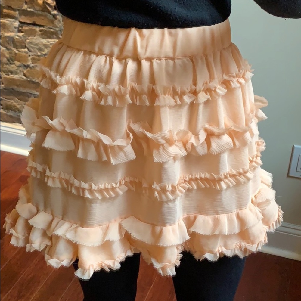 Ruffle Trim Skirt